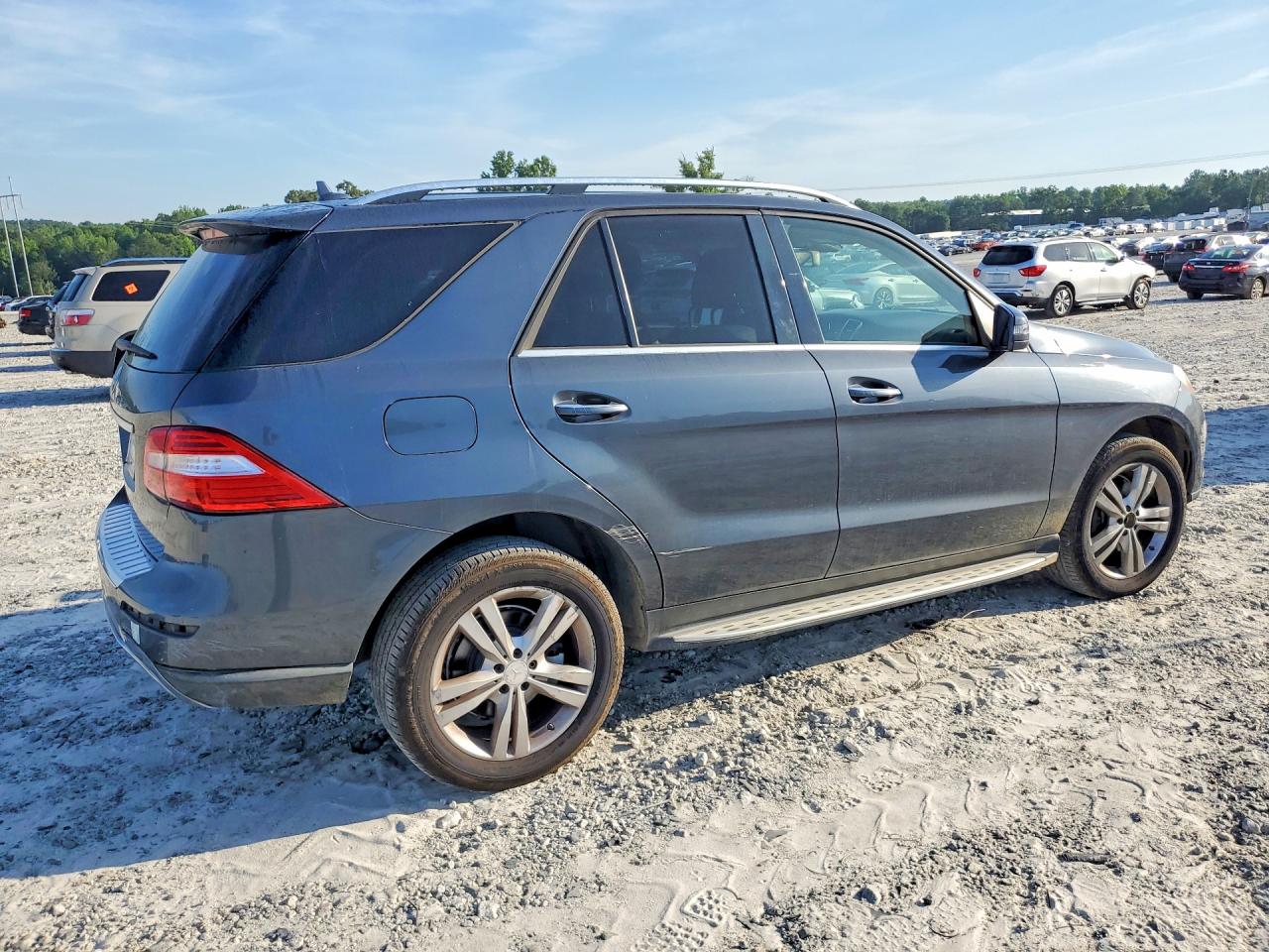 2013 Mercedes-benz Ml 350 Gray vin: 4JGDA5JBXDA146980