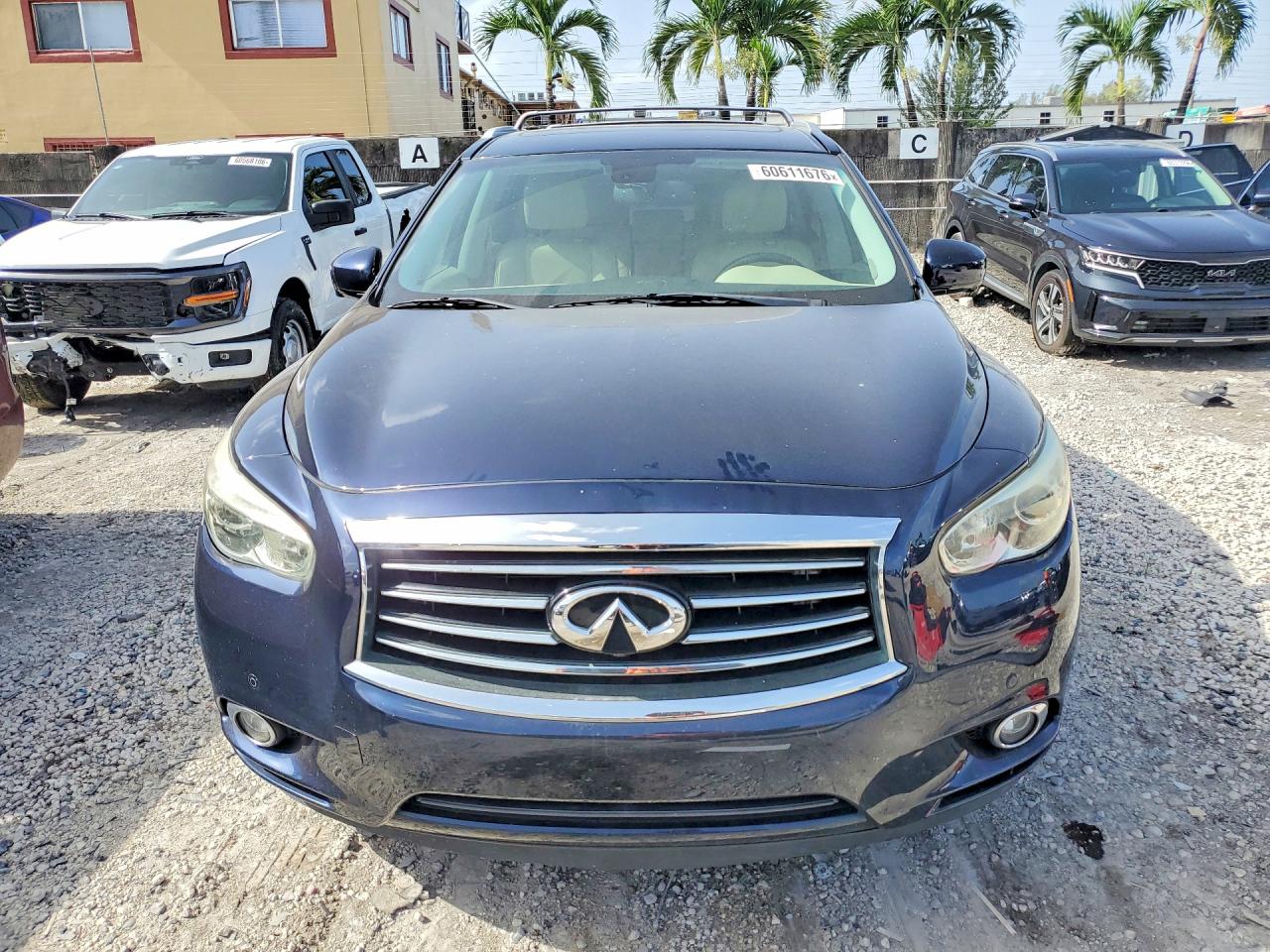2015 Infiniti Qx60 Base Blue vin: 5N1AL0MM7FC541333