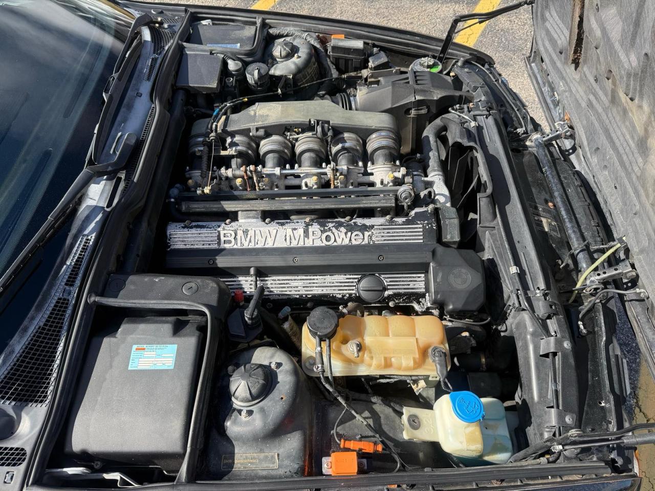 1991 Bmw M5 Black vin: WBSHD9316MBK05275
