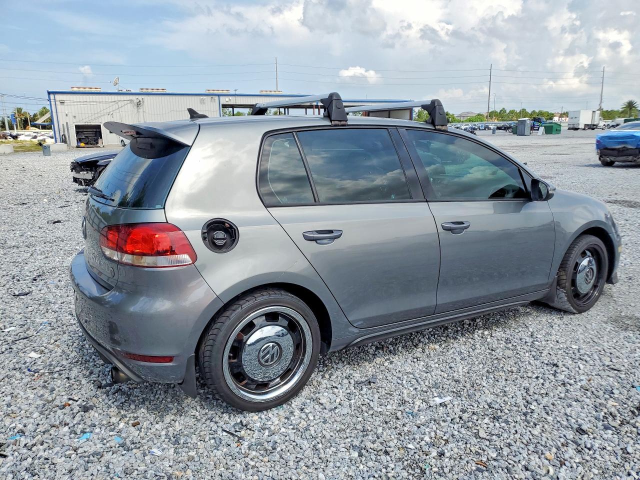 2012 Volkswagen Gti Gray vin: WVWHV7AJ8CW259647