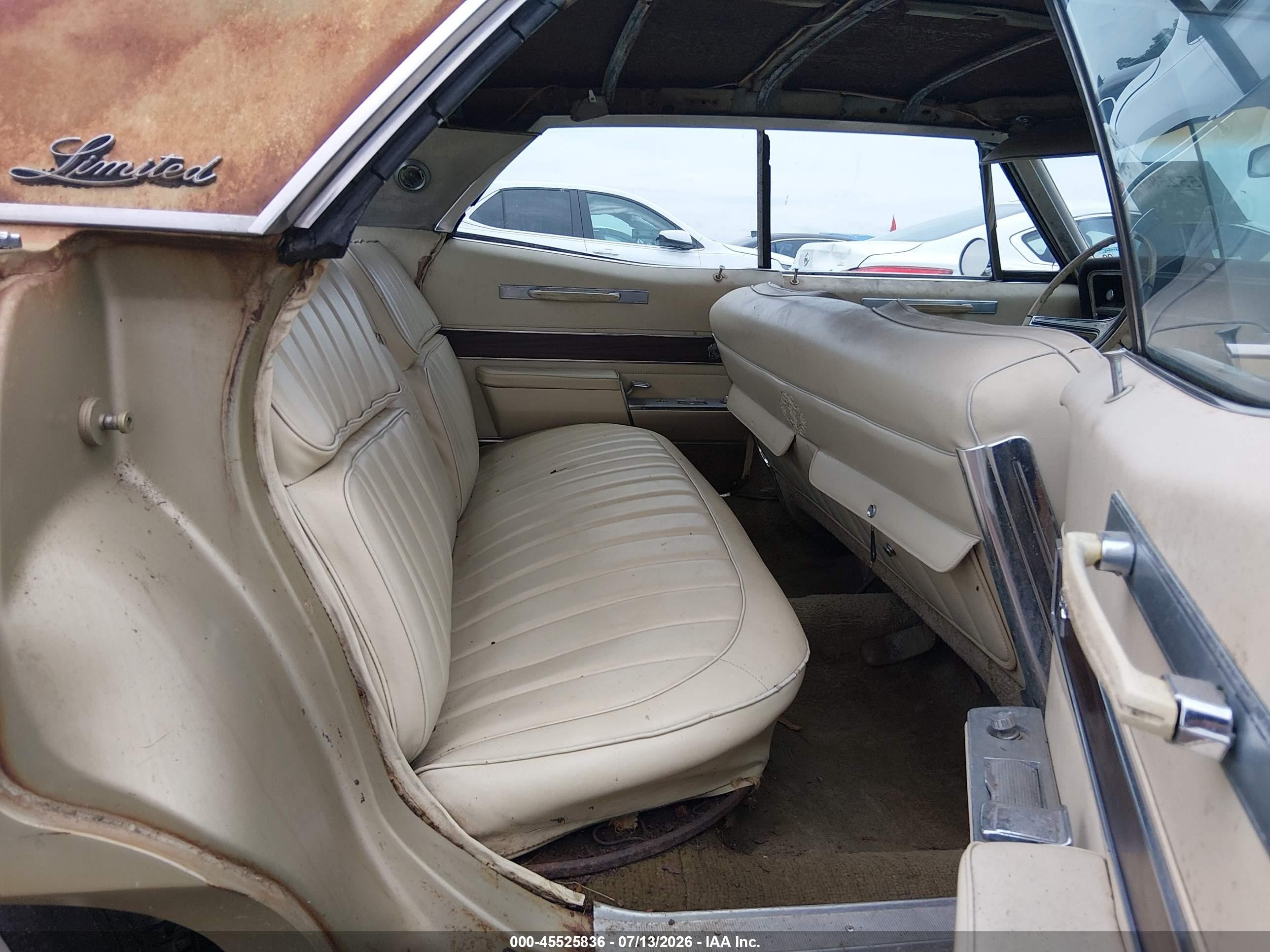 1970 Buic Electra Limited Beige vin: 484397H143261