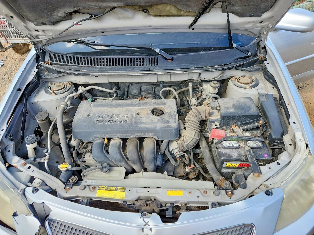 2008 Pontiac Vibe Silver vin: 5Y2SL65828Z422859