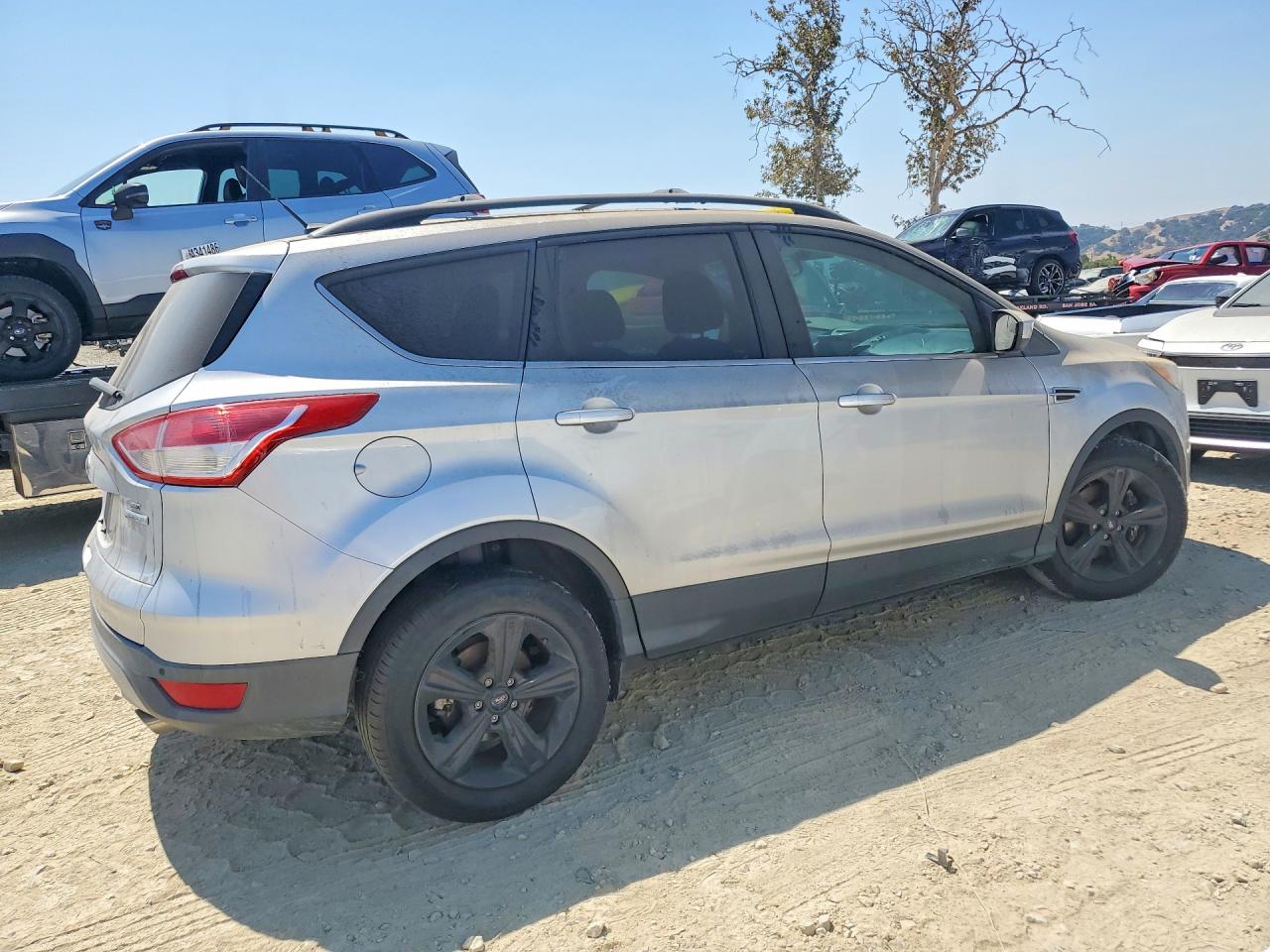 2014 Ford Escape Se Silver vin: 1FMCU0GX3EUA85044