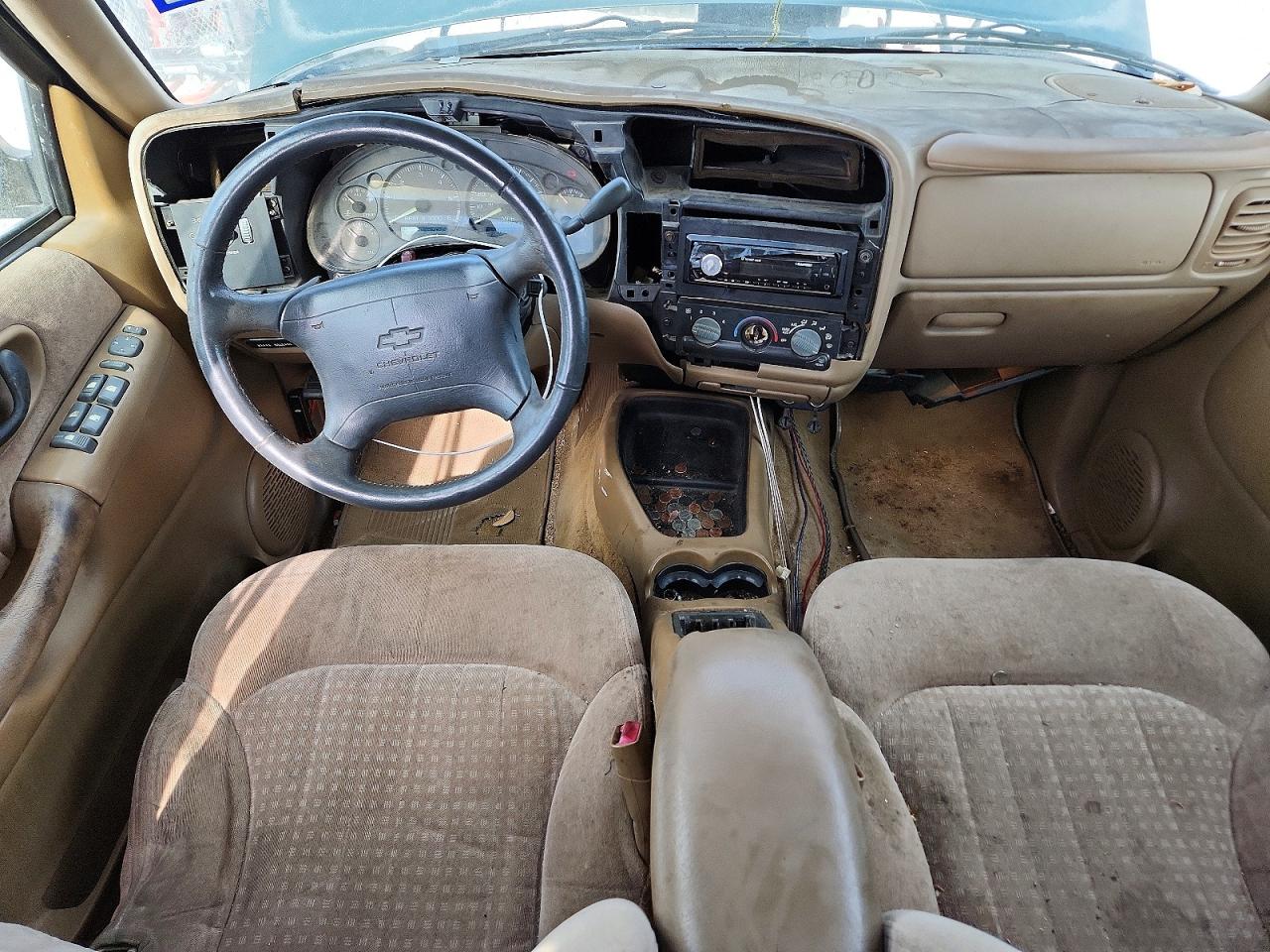 1998 Chevrolet Blazer Green vin: 1GNCS13W3W2252004