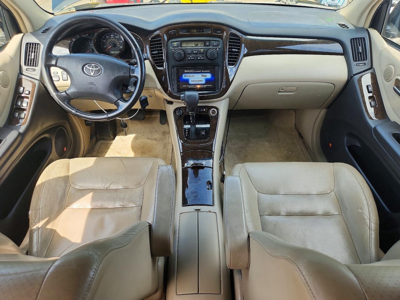 2003 Toyota Highlander Limited Black vin: JTEHF21A530136208