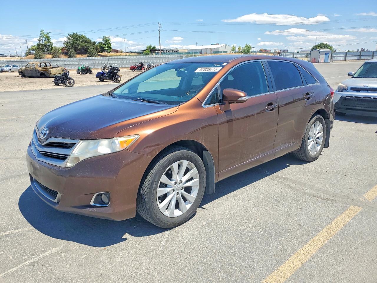 2013 Toyota Venza Le Коричневый vin: 4T3BA3BB9DU049575
