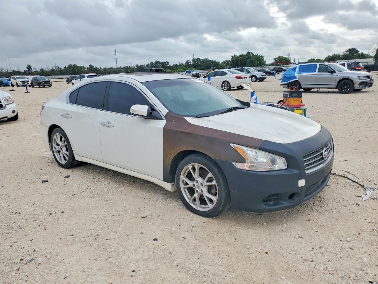 2012 Nissan Maxima 3.5 S White vin: 1N4AA5AP9CC852172