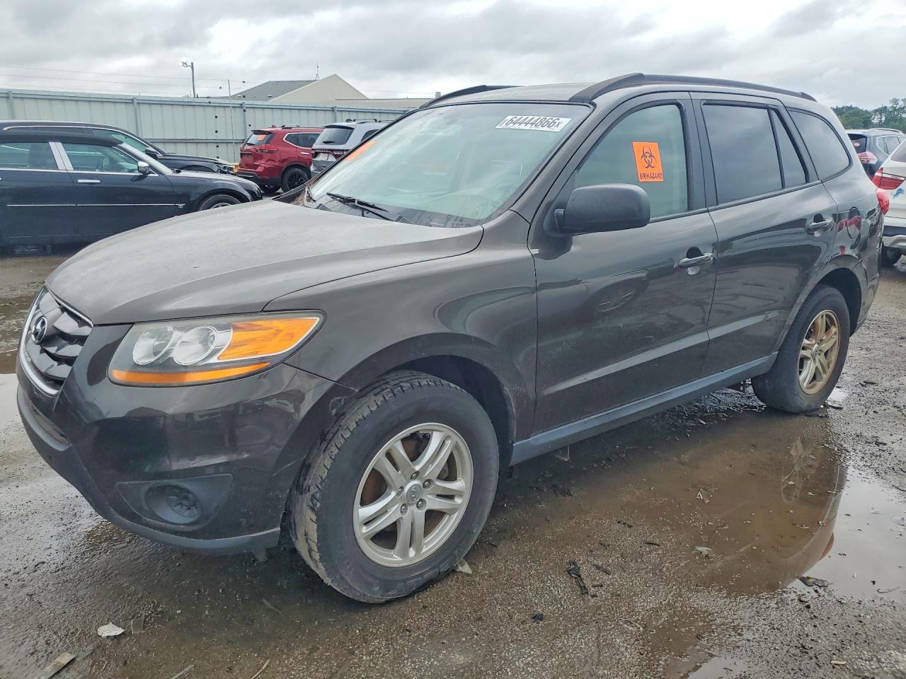 2011 Hyundai Santa Fe Gls Brown vin: 5XYZGDAB9BG081605
