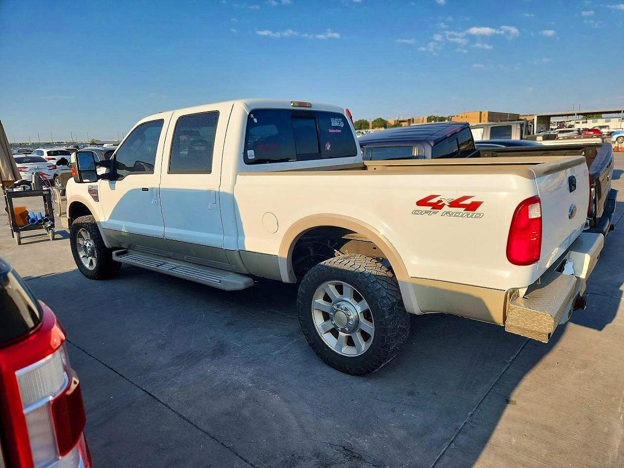 2009 Ford F250 Super Duty White vin: 1FTSW21R39EA73458