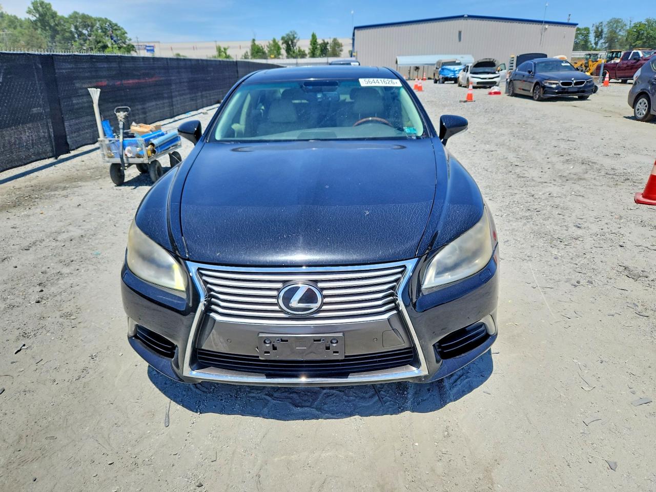 2013 Lexus Ls 460l Black vin: JTHGL5EF0D5049920