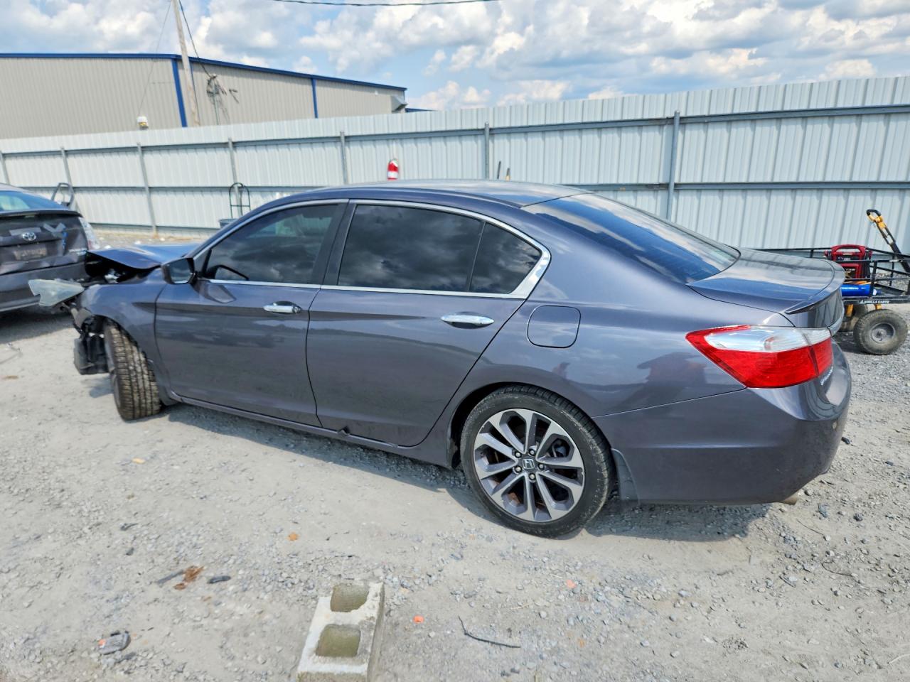 2014 Honda Accord Sport Gray vin: 1HGCR2F53EA206692