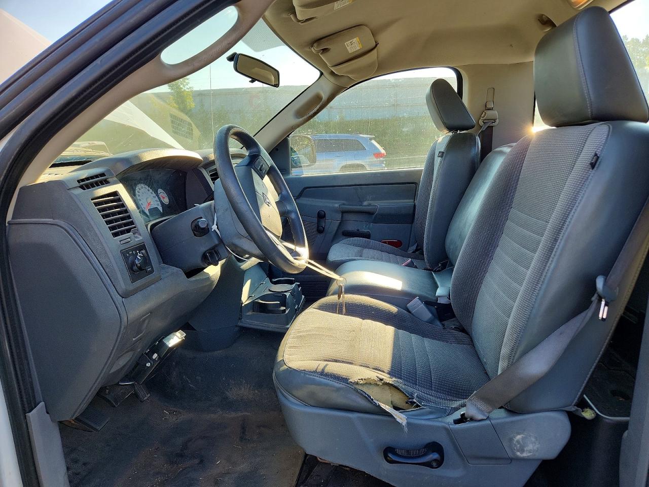 2007 Dodge Ram 1500 St White vin: 1D7HA16P47J593723