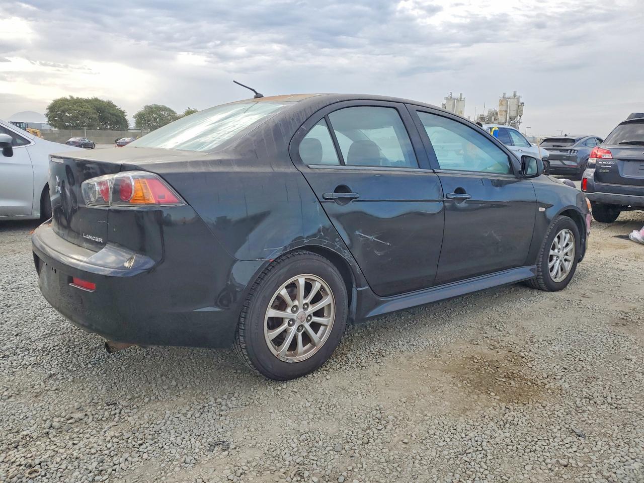 2013 Mitsubishi Lancer Es/es Sport Black vin: JA32U2FU2DU008603