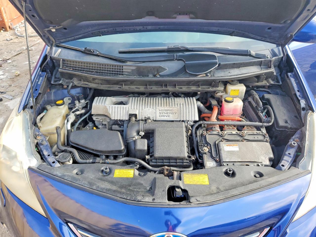 2012 Toyota Prius V Five Blue vin: JTDZN3EU3C3057057