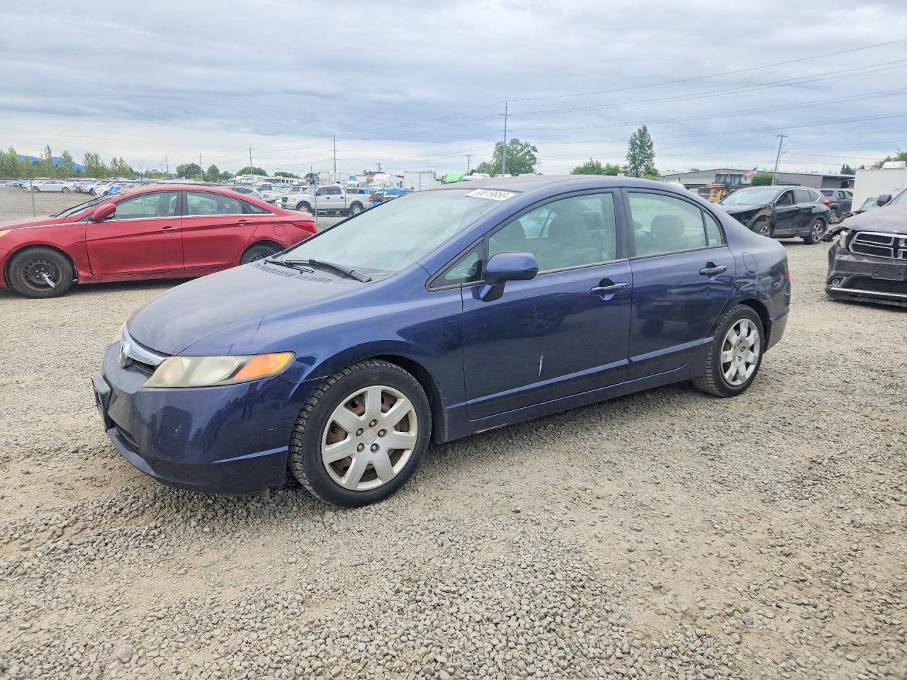 2006 Honda Civic Lx Blue vin: 1HGFA16526L137188
