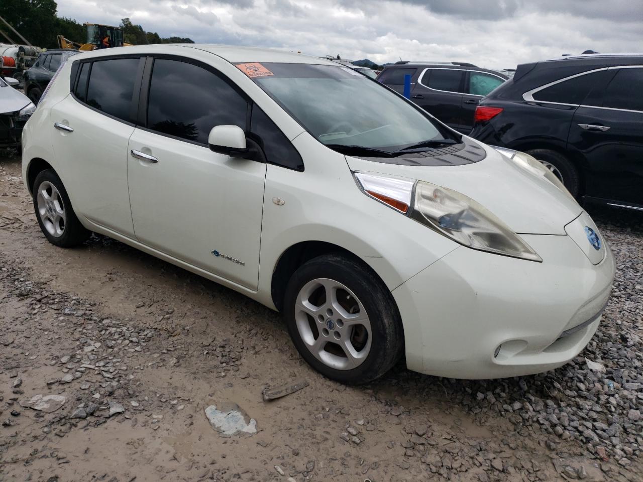 2011 Nissan Leaf Sv Белый vin: JN1AZ0CP0BT005898