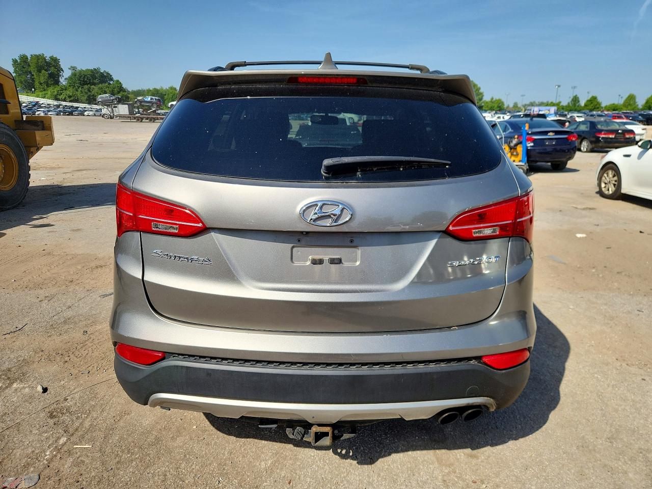 2013 Hyundai Santa Fe Sport 2.0t Gray vin: 5XYZU3LAXDG012657