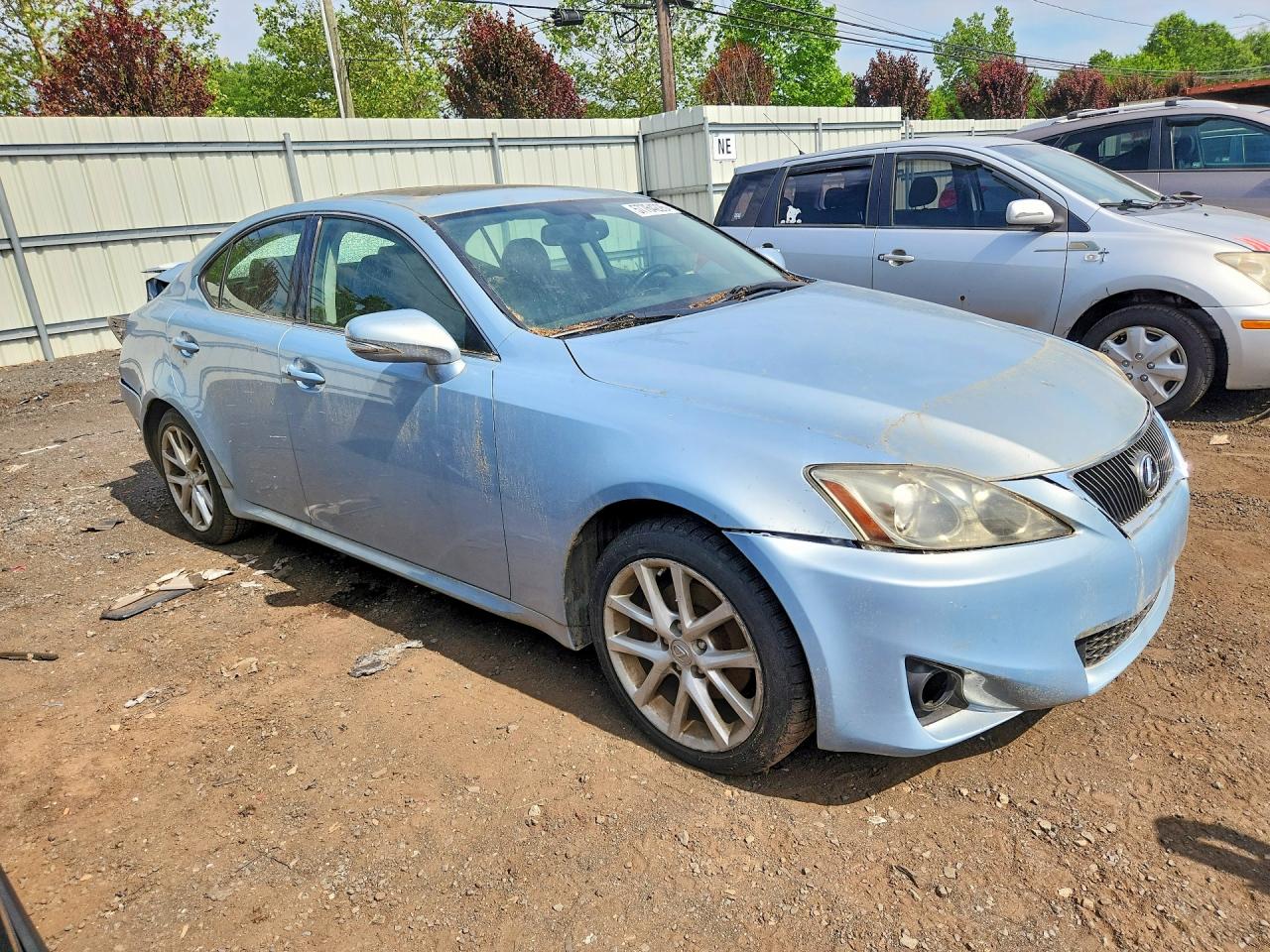 2011 Lexus Is 250 Blue vin: JTHCF5C25B5045834