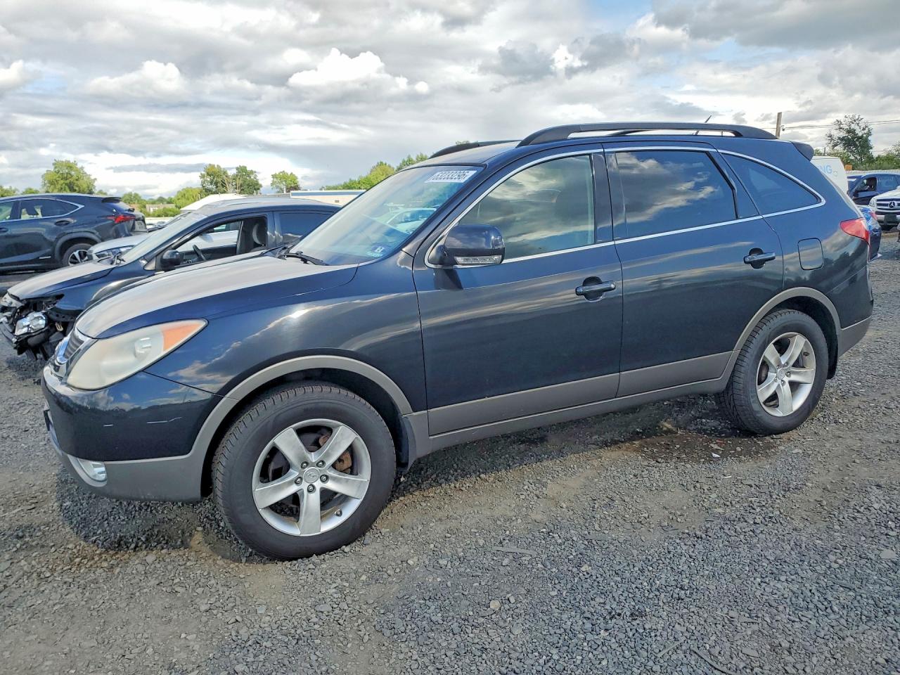 2008 Hyundai Veracruz Gls Black vin: KM8NU73CX8U073868