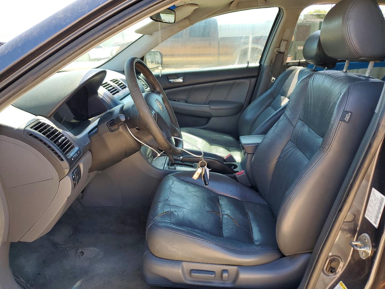 2007 Honda Accord Ex Gray vin: 1HGCM66507A100399