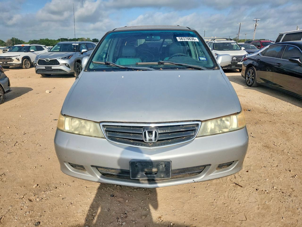 2003 Honda Odyssey Exl Silver vin: 5FNRL18003B008789