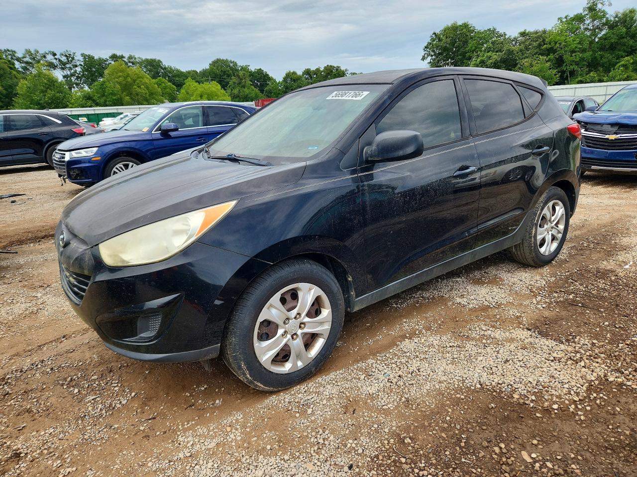 2013 Hyundai Tucson Gl Black vin: KM8JT3AB4DU739136