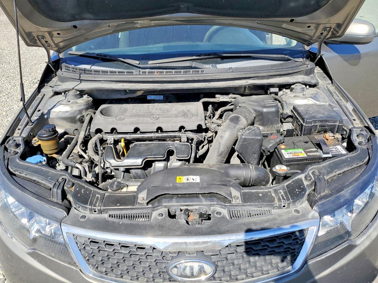 2013 Kia Forte Ex Gray vin: KNAFU5A23D5656050
