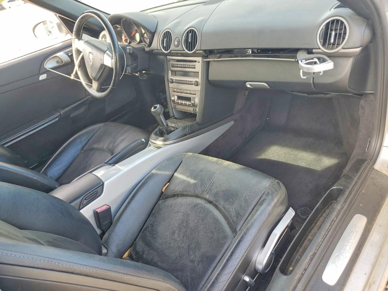2006 Porsche Boxster Silver vin: WP0CA29896U712944