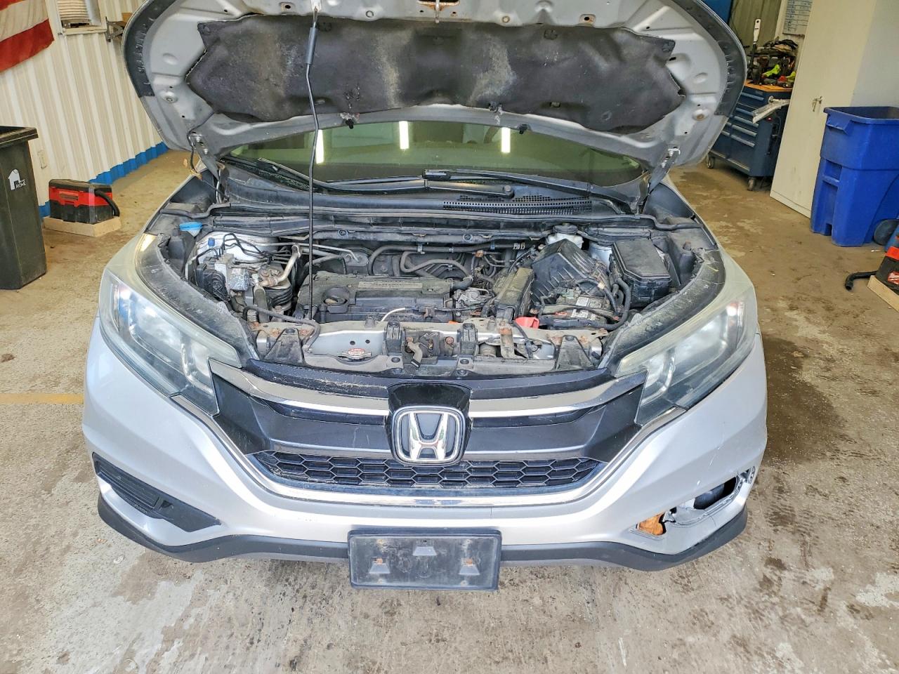 2015 Honda Cr-v Lx Silver vin: 5J6RM4H35FL110500