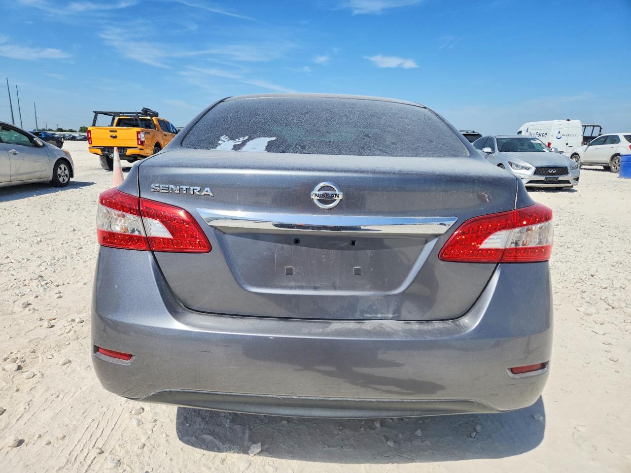 2015 Nissan Sentra S Gray vin: 3N1AB7AP2FY314043