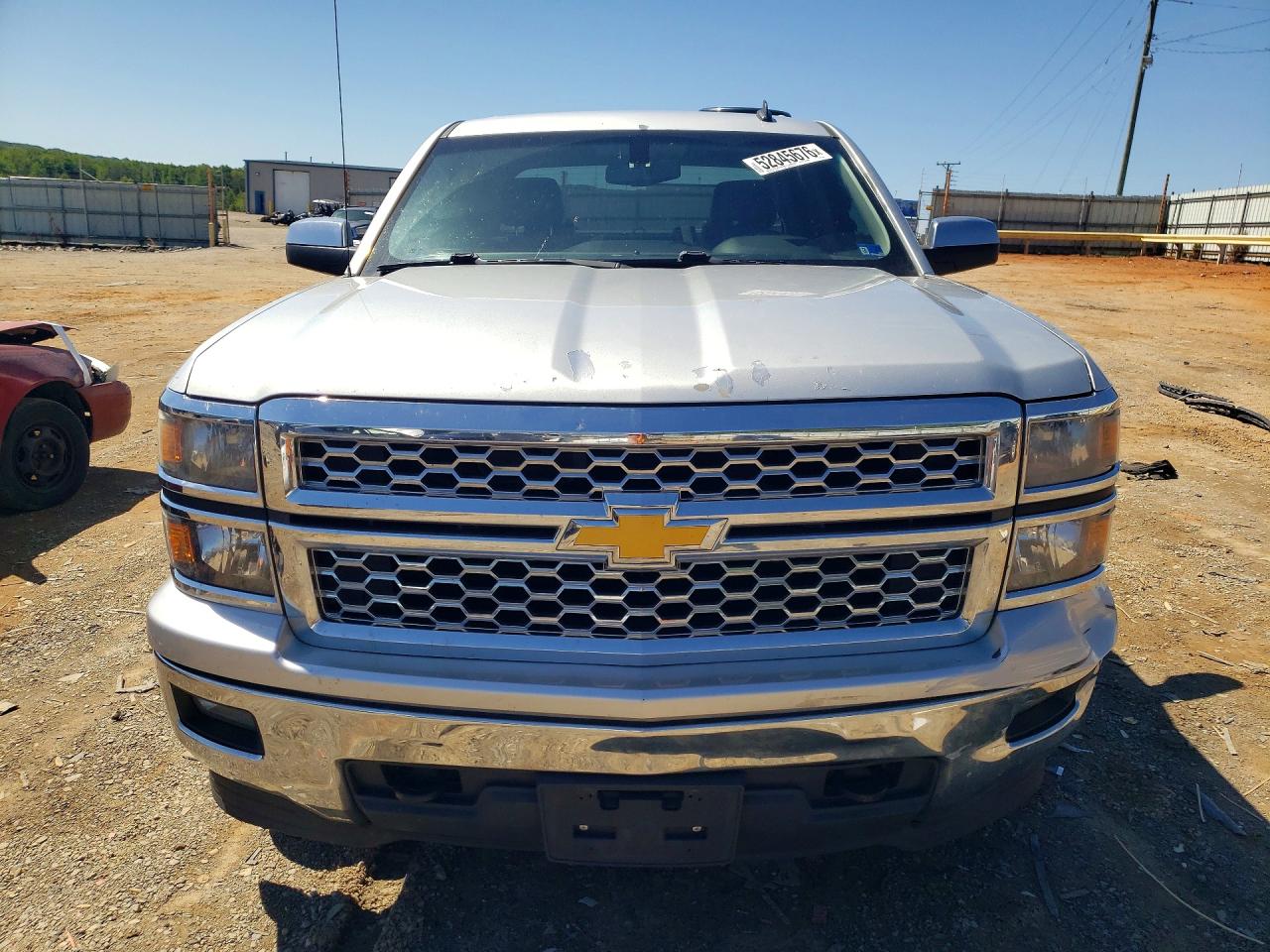 2014 Chevrolet Silverado K1500 Lt Silver vin: 3GCUKREC3EG540593