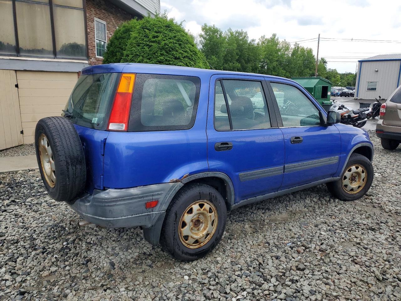 2001 Honda Cr-v Lx Blue vin: JHLRD18471C031399