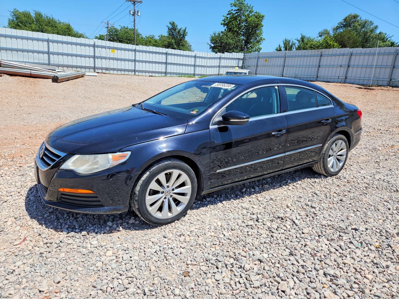 2012 Volkswagen Cc Sport Black vin: WVWMP7AN9CE527347