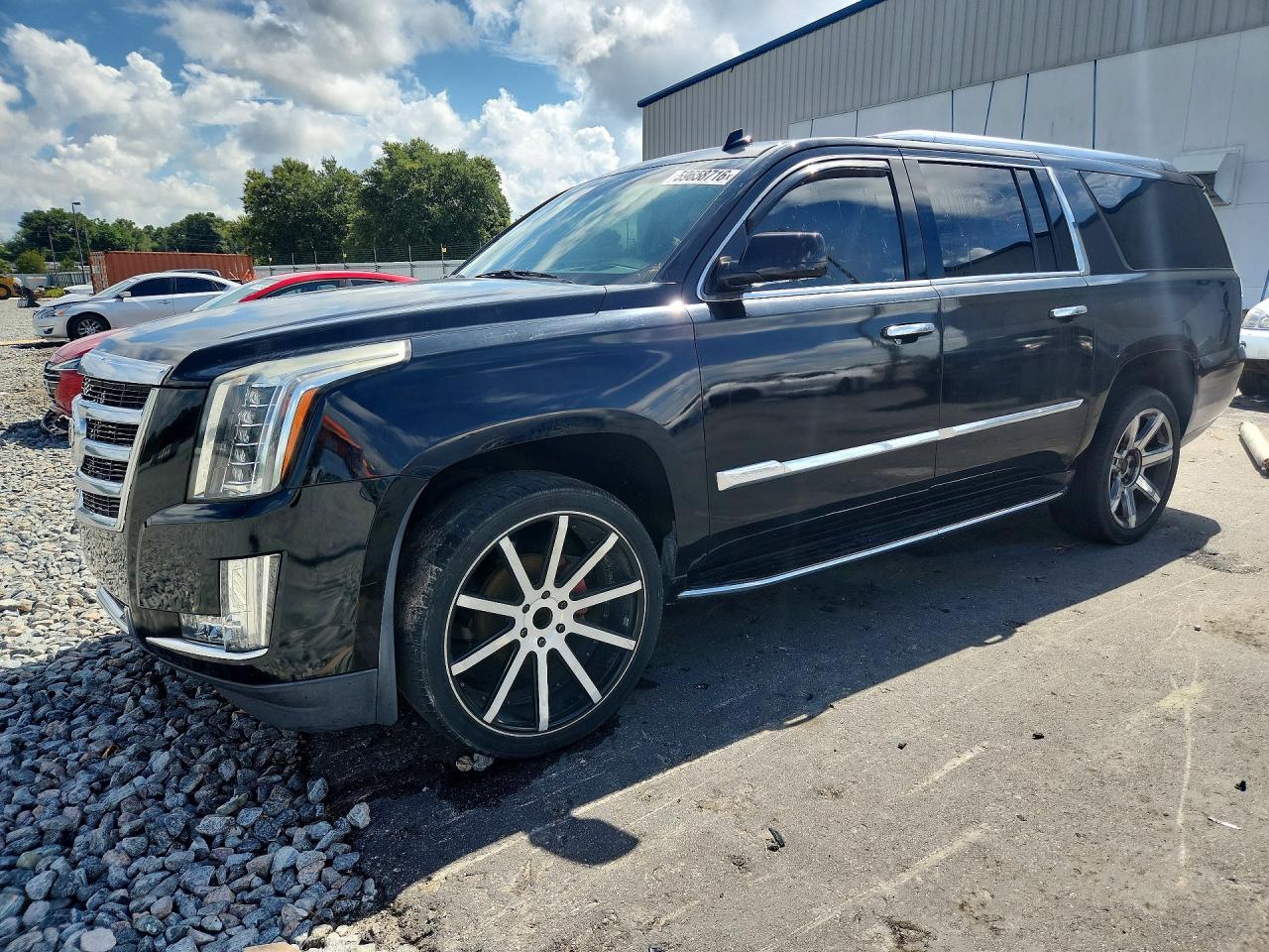 2015 Cadillac Escalade Esv Luxury Black vin: 1GYS3HKJ0FR178879
