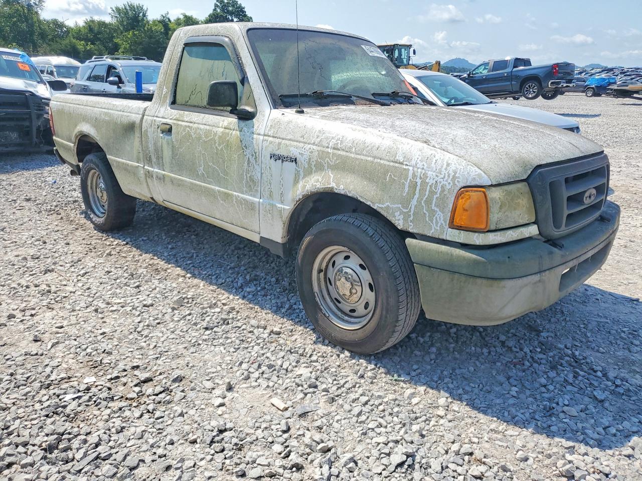 2005 Ford Ranger White vin: 1FTYR10D55PA93825