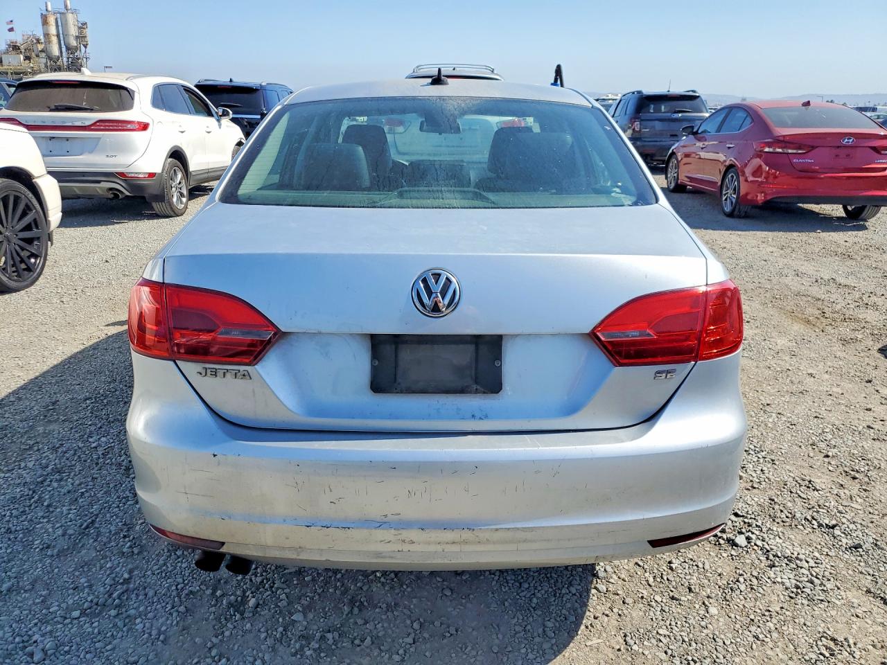 2014 Volkswagen Jetta Se Silver vin: 3VWD17AJ5EM402886