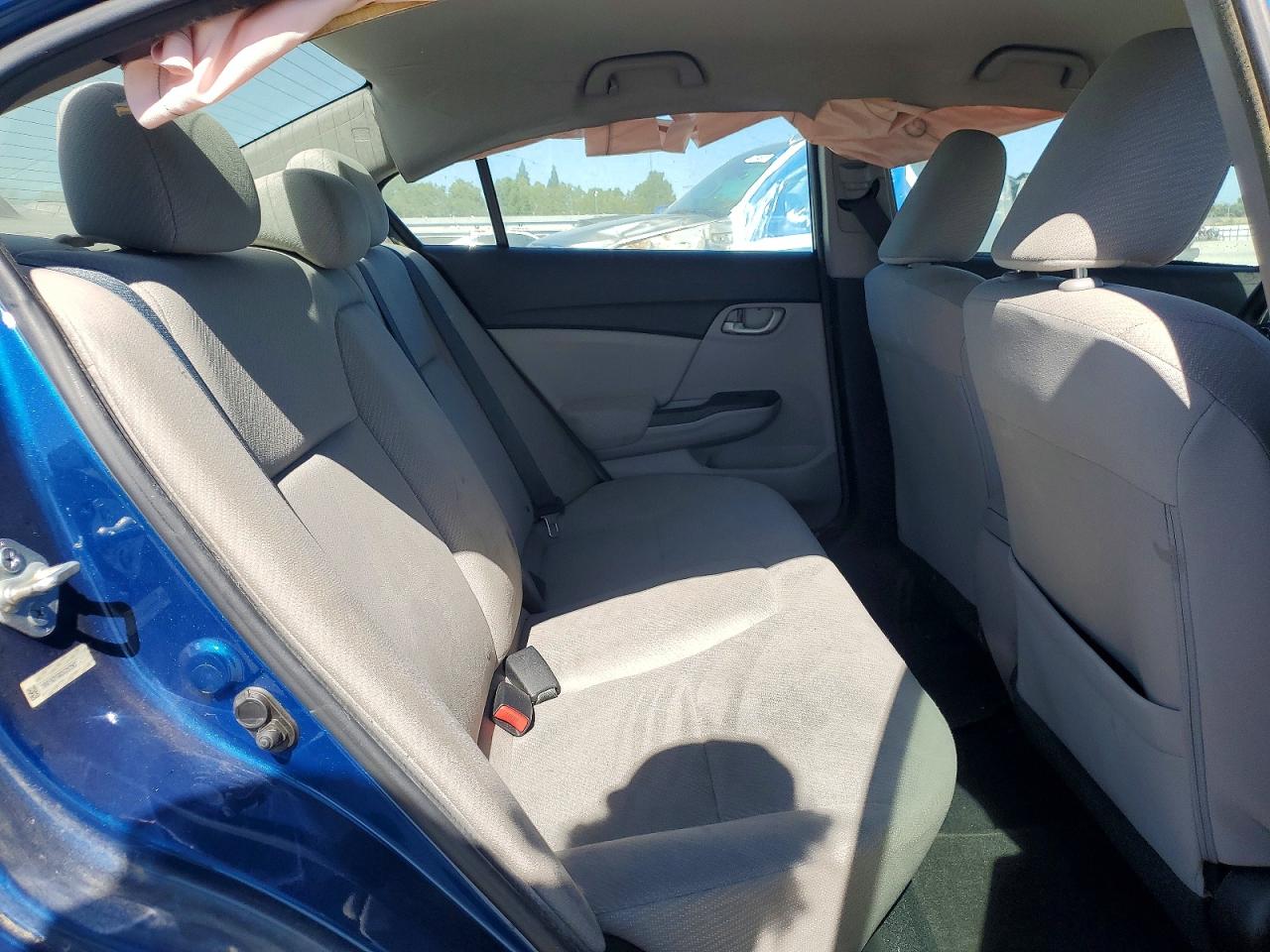 2013 Honda Civic Lx Blue vin: 19XFB2F58DE257567