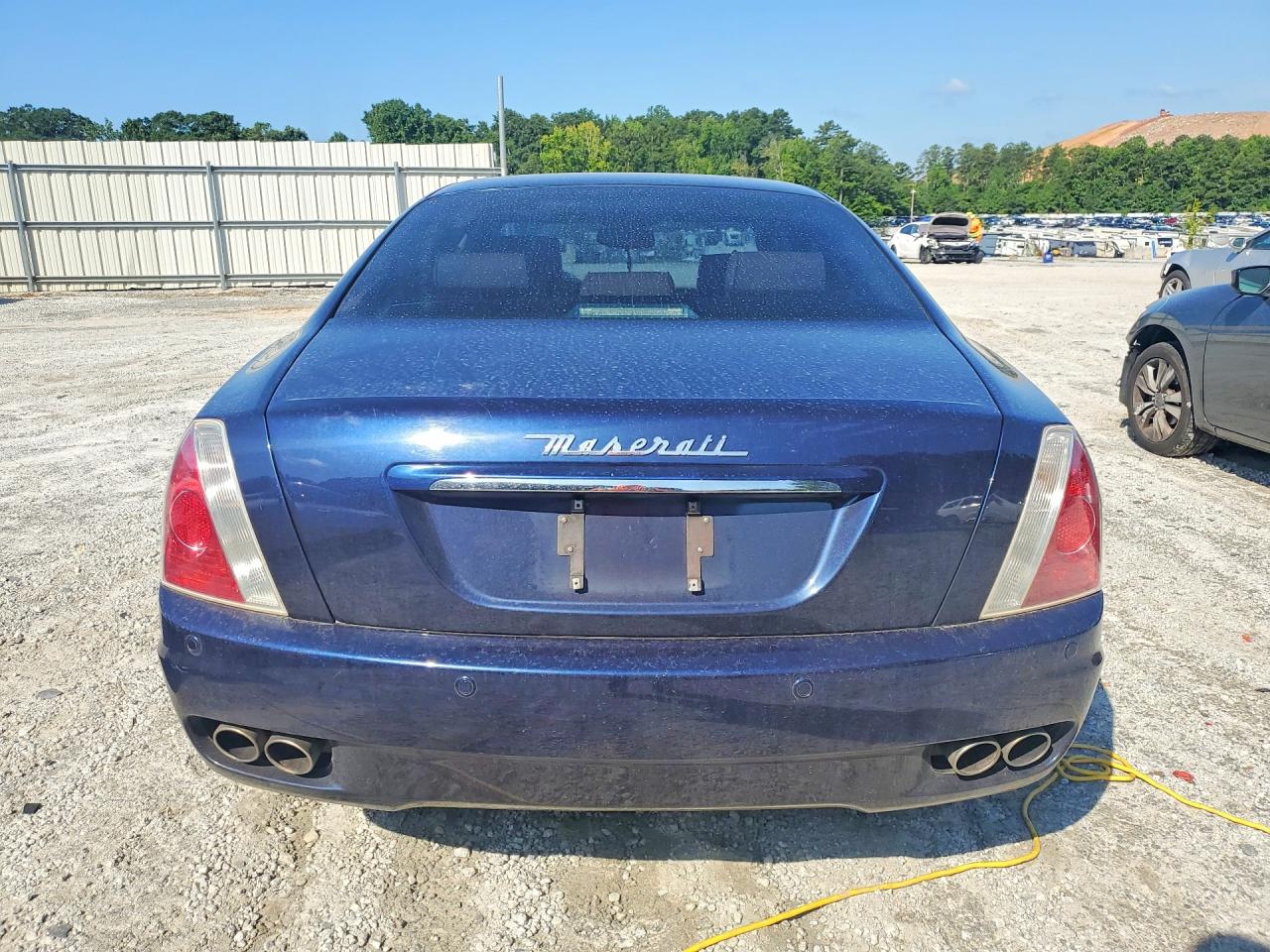 2008 Maserati Quattroporte M139 Blue vin: ZAMFE39A780038535