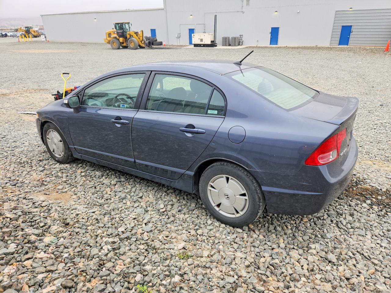 2007 Honda Civic Hybrid Gray vin: JHMFA36237S020659