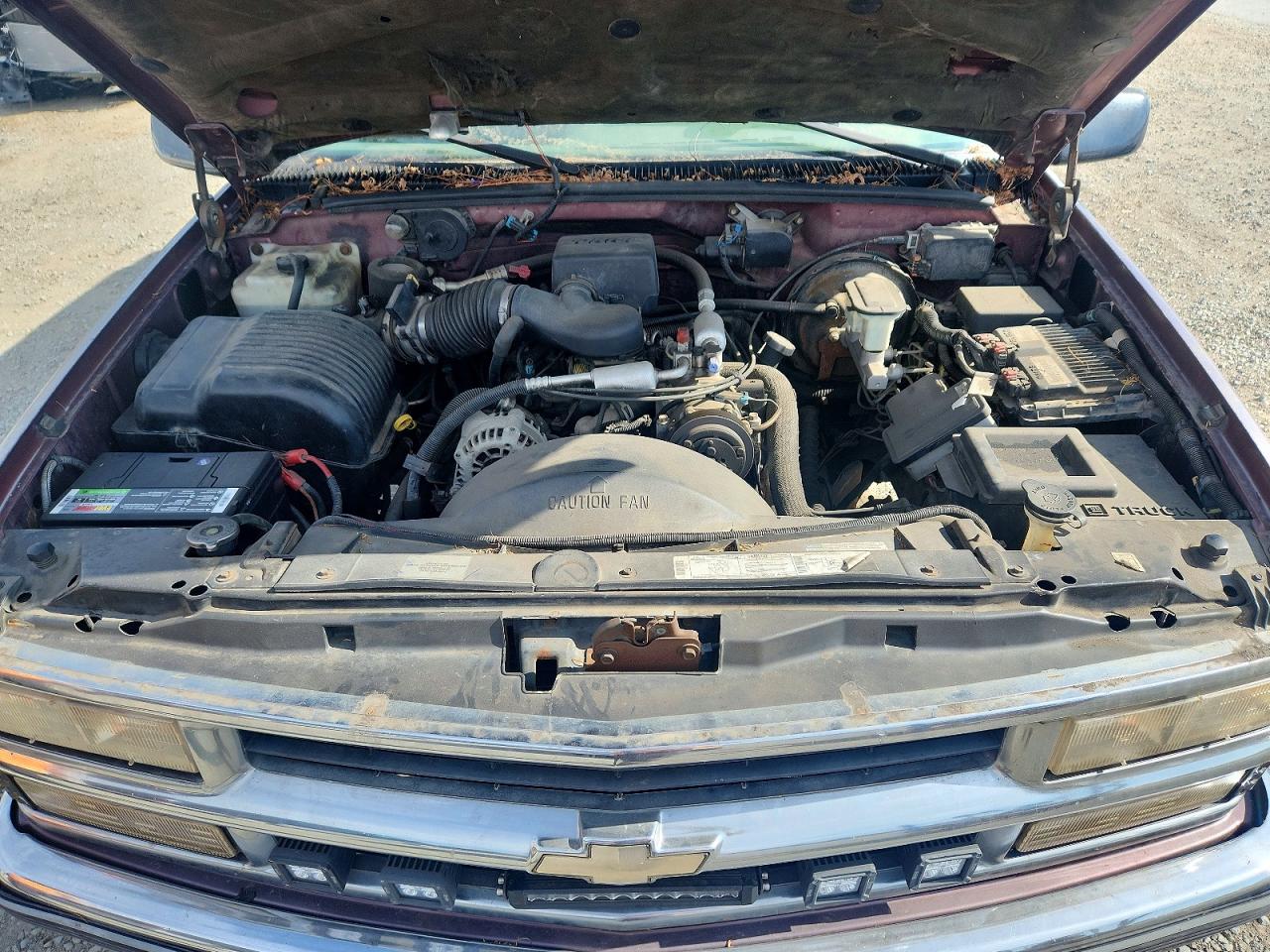 1996 Chevrolet Tahoe K1500 Burgundy vin: 1GNEK13R4TJ338023