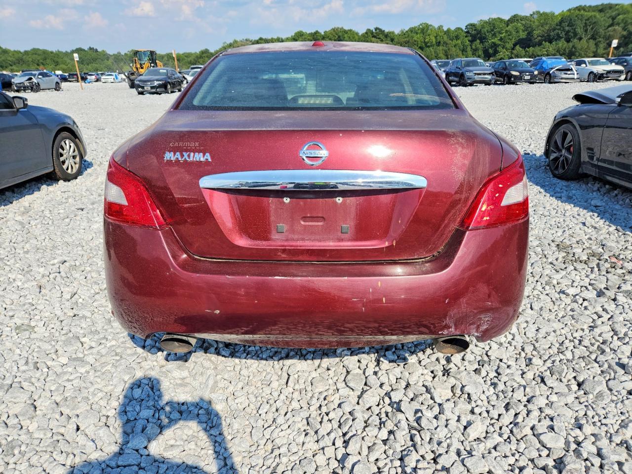 2010 Nissan Maxima 3.5 S Burgundy vin: 1N4AA5AP0AC819610