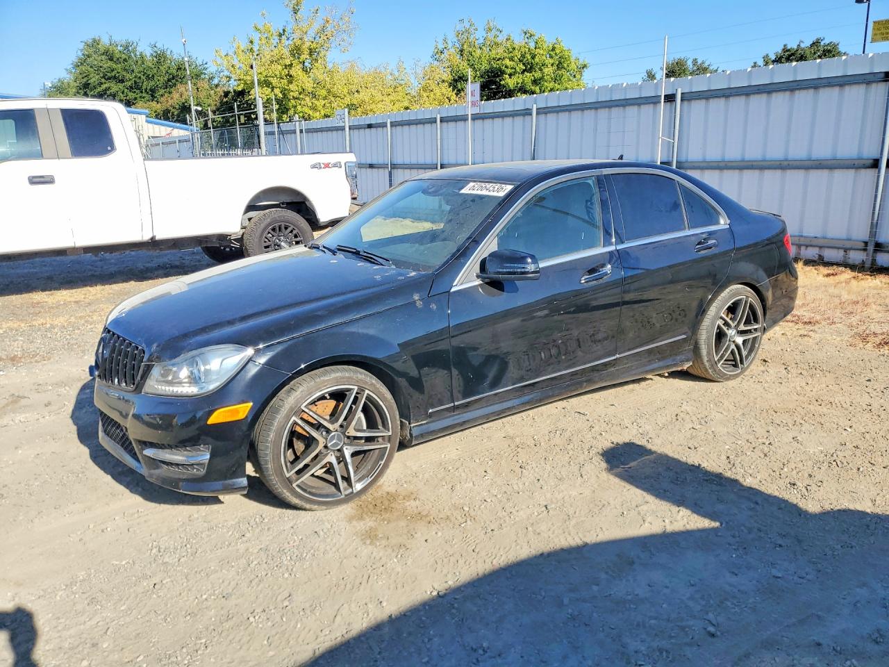 2013 Mercedes-benz C 250 Black vin: WDDGF4HB2DA872826