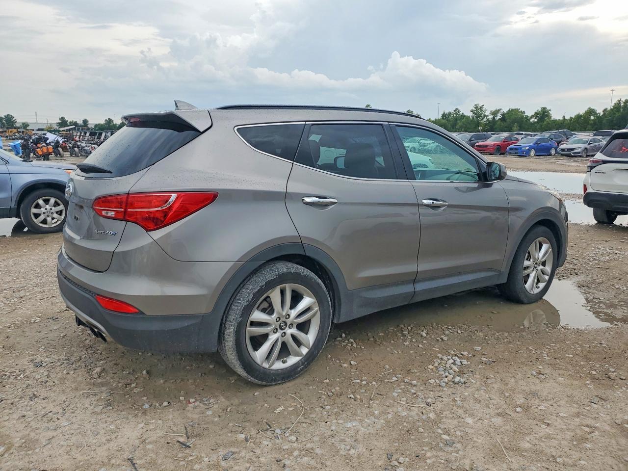 2013 Hyundai Santa Fe Sport 2.0t Gray vin: 5XYZU3LA7DG061590
