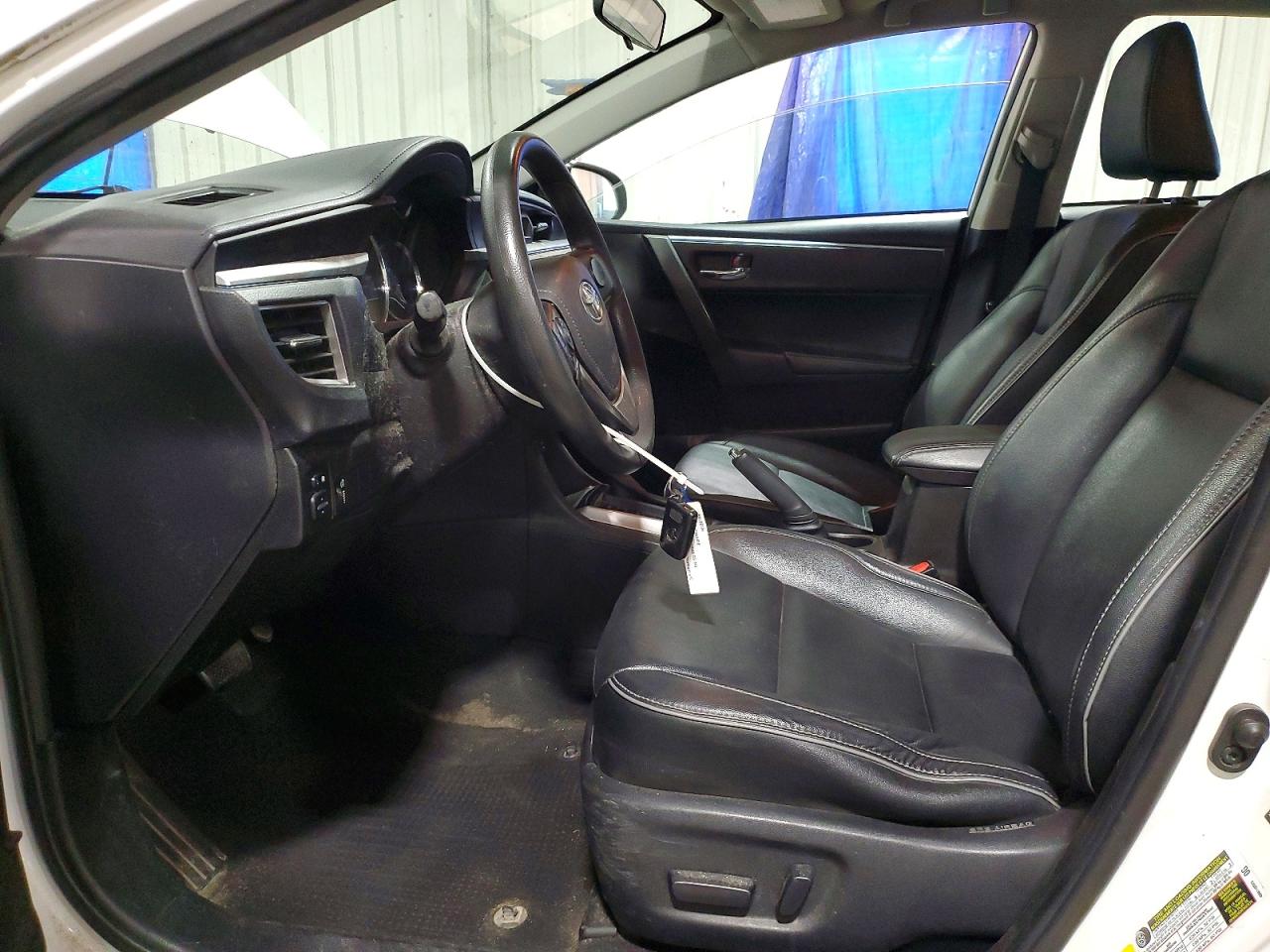2014 Toyota Corolla Le Premium White vin: 5YFBURHE3EP133379