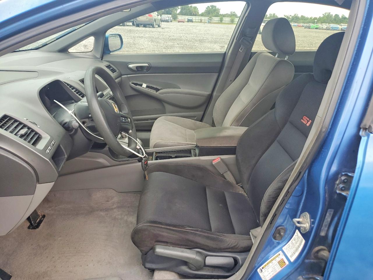 2007 Honda Civic Lx Blue vin: 1HGFA16517L001412