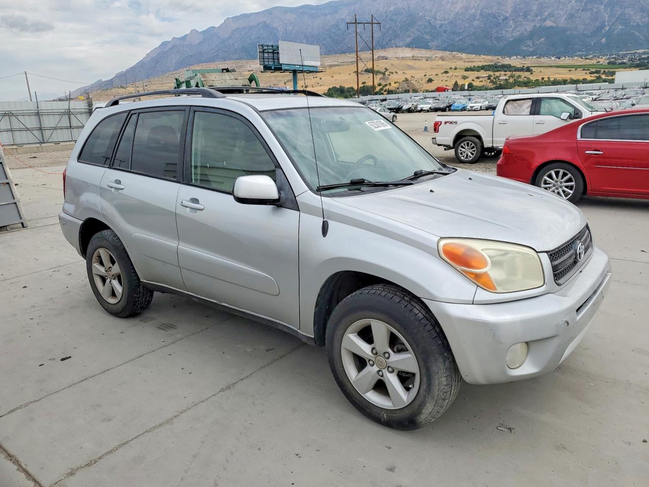 2004 Toyota Rav4 Base Silver vin: JTEGD20V740023254
