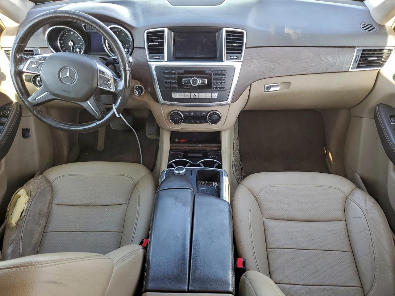 2015 Mercedes-benz Ml 350 Gray vin: 4JGDA5JB9FA608853