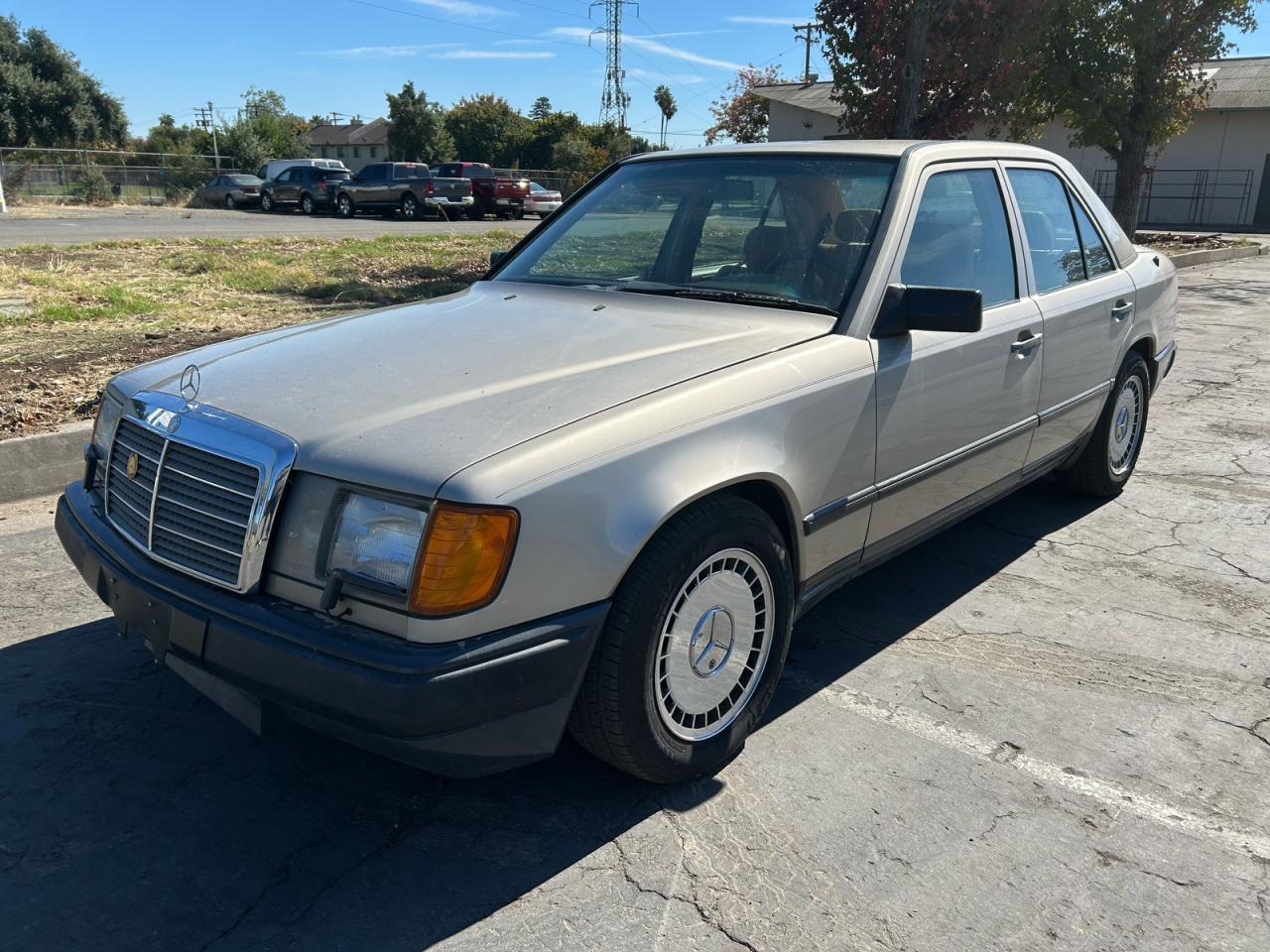 1986 Mercedes-benz 300 E Gold vin: WDBEA30DXGA214357