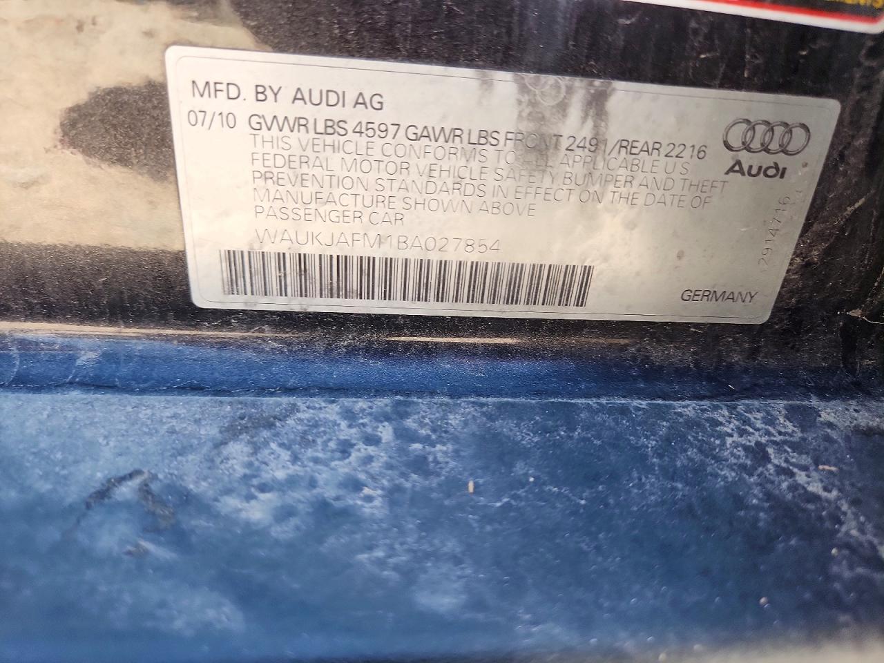 2011 Audi A3 Premium Plus Gray vin: WAUKJAFM1BA027854