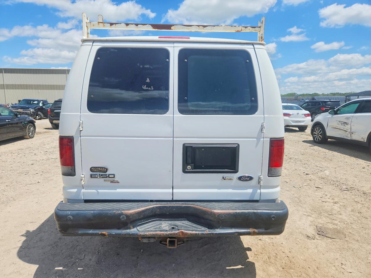 2013 Ford Econoline E150 Van White vin: 1FTNE1EW1DDA01442